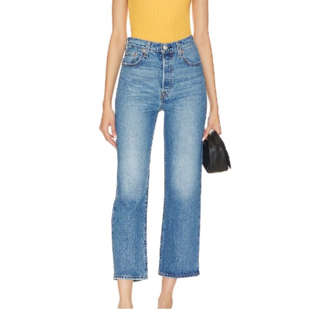 Levi’s Premium Ribcage Straight Ankle 28 width - Picture 2 of 13